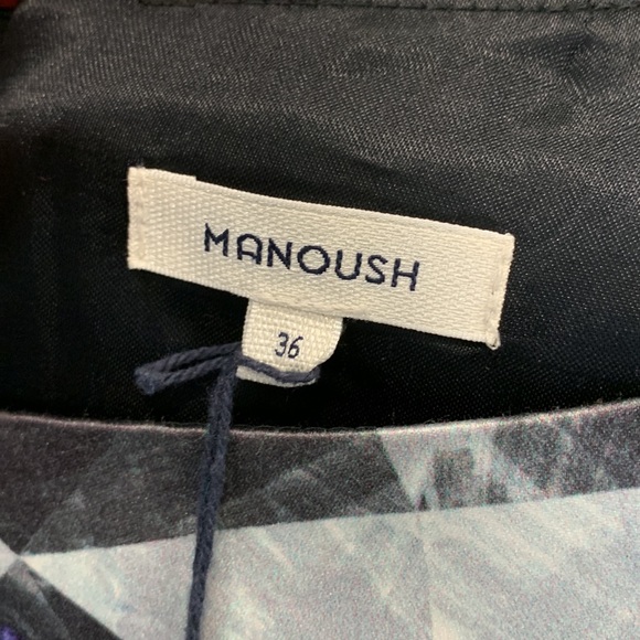 Manoush ‘Arlequin’ Floral Multicolour Skater Dress Size US 4 - Picture 4 of 9